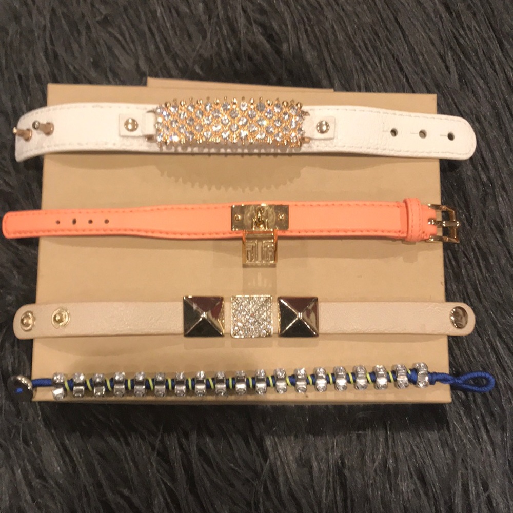 Bundle of four bracelets